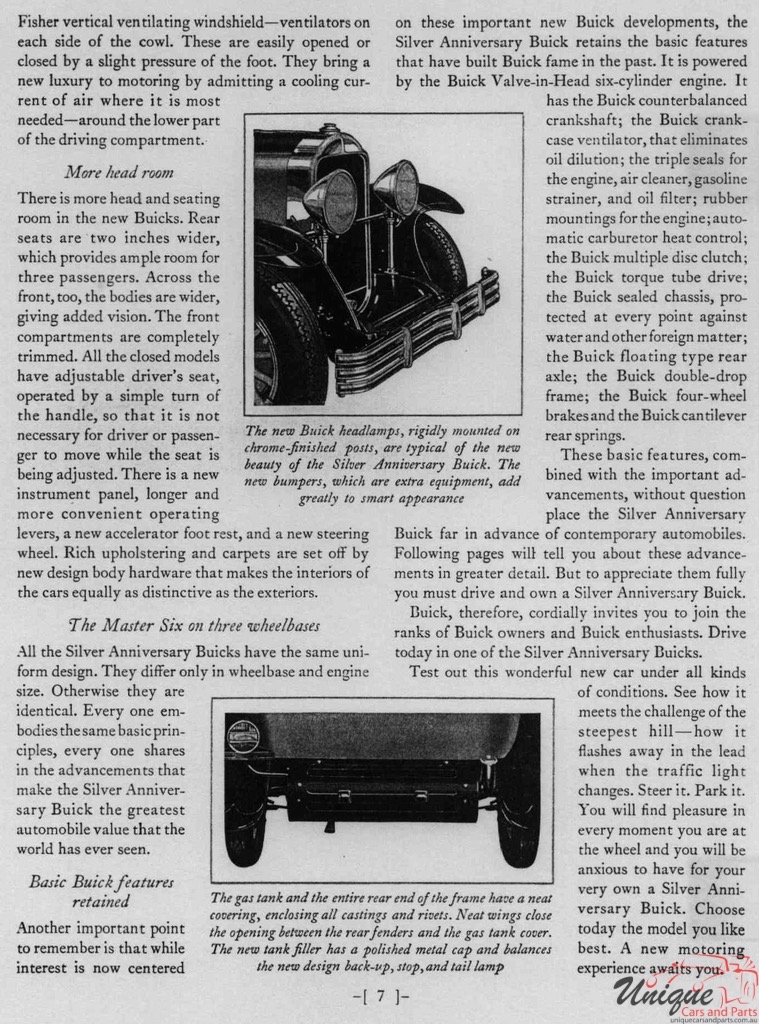 1929 Buick Silver Anniversary Brochure Page 34